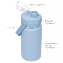 COPO TERMICO PAREDE DUPLA AZUL 350ML - BUBA - loja online