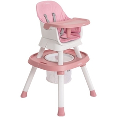 CADEIRA DE ALIMENTACAO ROSA 12 EM 1 KIDDO