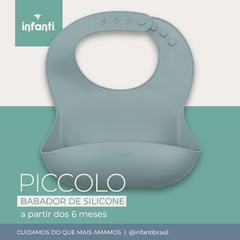 BABADOR SILICONE AZUL INFANTI - comprar online