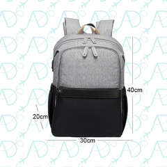 Mochila de Maternidade Alexa Strap de Couro Laço Bebê