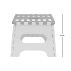 BANQUETA MULTIUSO DOBRAVEL CINZA BUBA - comprar online