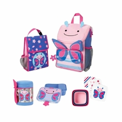 KIT ESCOLAR MOCHILA + BAG + POTES ZOO BORBOLETA SKIP HOP - comprar online