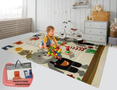 TAPETE INFANTIL DOBRAVEL BRANCO KABABY - loja online