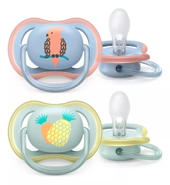 CHUPETA ULTRA AIR DUPLA PASSARO 0-6M AVENT
