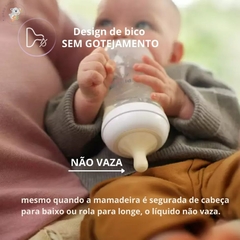 KIT 03 MAMADEIRA PETALA 3.0 125/260/360ML ROSA AVENT - loja online