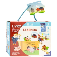 LIVRO C/QUEBRA CABEÇA 2 ANOS FAZENDA TODOLIVRO