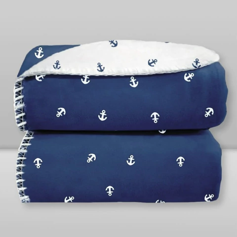 MANTA INF 0,75X1,00 LACO VELVET ANCORA LAÇO BEBE