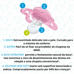 CHUPETA SUPREME 0-6 MESES EMBALAGEM DUPLA MAM na internet