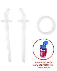 KIT DE REPOSIÇÃO 2 CANUDOS DAS GARRAFAS DE AÇO INOX SKIP HOP