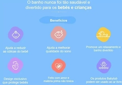 BANHEIRA OFURÔ 0 A 06 MESES ROSA BABYTUB na internet