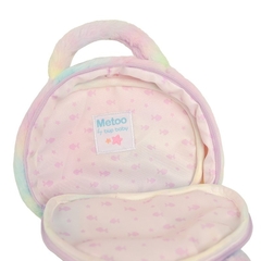 BOLSA PLUSH COELHA ARCO-IRIS ALCA DE MAO METOO - AD baby | Roupas e Acessórios nacionais e importados