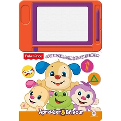 LIVRO LOUSA MAGNÉTICA APRENDER, BRINCAR E DESENHAR FISHER PRICE