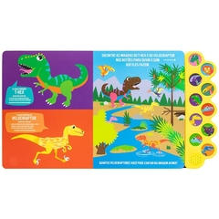LIVRO MUNDO SONORO PROCURE & ENCONTRE DINOSSAUROS TODOLIVROS na internet