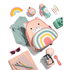 GARRAFA FLIP 384 ML ZOO GATINHA SKIP HOP - loja online