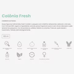 COLONIA FRESH 100ML BUBA - loja online