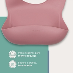 BABADOR SILICONE ROSA INFANTI na internet