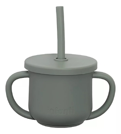 COPO SILICONE CANUDO/SNACK VERDE INFANTI - comprar online
