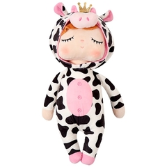 BONECA ANGELA TIPTOP BABY VAQUINHA 33 CM METOO