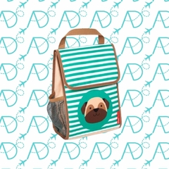 KIT ESCOLAR MOCHILA + LANCHEIRA BAG CACHORRO PUG ZOO SKIP HOP na internet