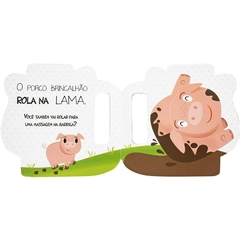 LIVRO AGITE E RODOPIE! UM LIVRO COM ALCA: OLA, FAZENDA TODO LIVRO - AD baby | Roupas e Acessórios nacionais e importados