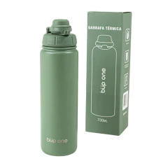 GARRAFA TERMICA 700ML EASY OPEN VERDE BUP ONE