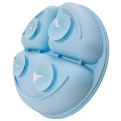 PRATO EM SILICONE COM VENTOSA AZUL BUBA - AD baby | Roupas e Acessórios nacionais e importados