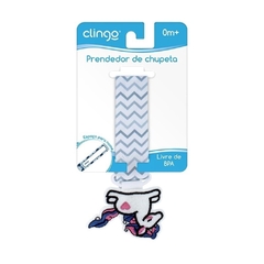 PRENDEDOR CHUPETA UNICORNIO COM LISTRAS CLINGO - comprar online