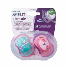 CHUPETA PHILIPS AVENT ULTRA AIR 2UN 18 MESES +