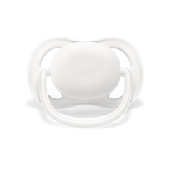CHUPETA ULTRA AIR UNITARIA NEUTRA BRANCA LISA 6-18M AVENT