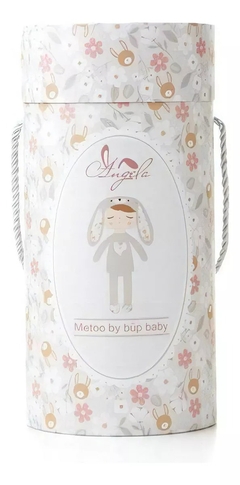 BONECA ANGELA PLUSH JUJU COELHA CINZA 33CM METOO - loja online