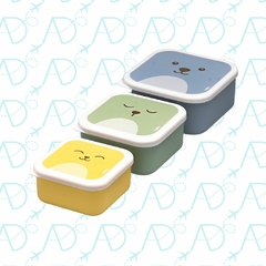 KIT 3 POTINHOS 250/350/550ML GUMY PAPINHA BEBE BUBA - loja online