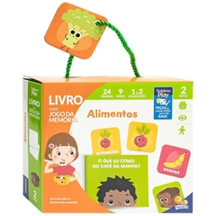 LIVRO C/JOGO MEMORIA 2 ANOS ALIMENTOS TODOLIVRO