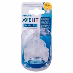 BICO DE MAMADEIRA ANTI-COLIC CLASSICA N.01 C/2 AVENT - comprar online