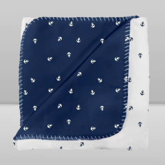 MANTA INF 0,75X1,00 LACO VELVET ANCORA LAÇO BEBE na internet