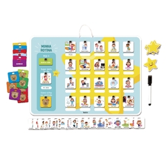 QUADRO MINHA ROTINA ESTRELINHAS BABEBI - comprar online