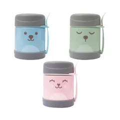 POTE TERMICO COM TAMPA E TALHER GUMY 320 ML BUBA