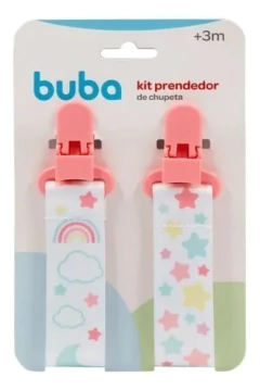 PRENDEDOR DE CHUPETA ESTRELA COM 2 UN BUBA - loja online