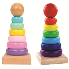 TORRE DE ENCAIXE MDF SORTIDO TOY MIX