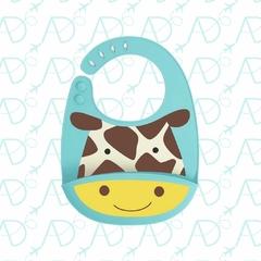 BABADOR DE SILICONE CATA MIGALHAS ZOO SKIP HOP - loja online