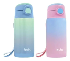 GARRAFA TERMICA PAREDE DUPLA C/ BICO 400ML TIE DYE BUBA