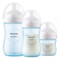 KIT 03 MAMADEIRA PETALA 3.0 125/260/330ML AZUL AVENT