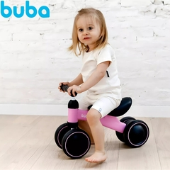 Imagem do BICICLETA DE EQUILIBRIO 4 RODAS ROSA BUBA