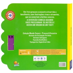 LIVRO MUNDO SONORO PROCURE & ENCONTRE TRANSPORTES SUPER DIVERTI - comprar online