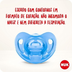 CHUPETA SENSITIVE SOFT 100% SILICONE BOY S1 NUK - comprar online