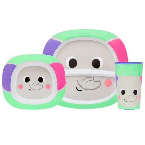 KIT REFEICAO BUBAZOO ELEFANTE BUBA