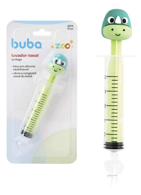 LAVADOR NASAL SERINGA BUBA ZOO DINOSSAURO - BUBA