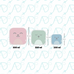 Imagem do KIT 3 POTINHOS 250/350/550ML GUMY PAPINHA BEBE BUBA