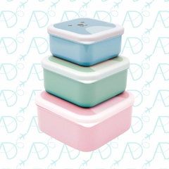 KIT 3 POTINHOS 250/350/550ML GUMY PAPINHA BEBE BUBA - AD baby | Roupas e Acessórios nacionais e importados
