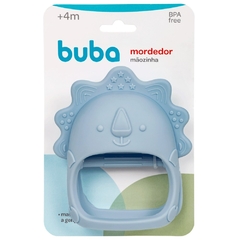 MORDEDOR MAOZINHA EM SILICONE AZUL BUBA - AD baby | Roupas e Acessórios nacionais e importados