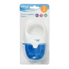 PORTA CHUPETAS BALEIA AZUL CLINGO - comprar online